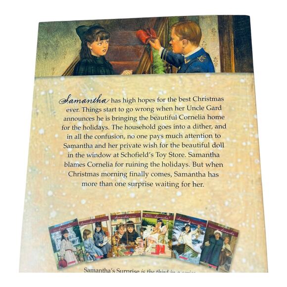 American Girl Samanthas Surprise BOOK 1998 Pleasant Company Christmas Story Book - Picture 2 of 4